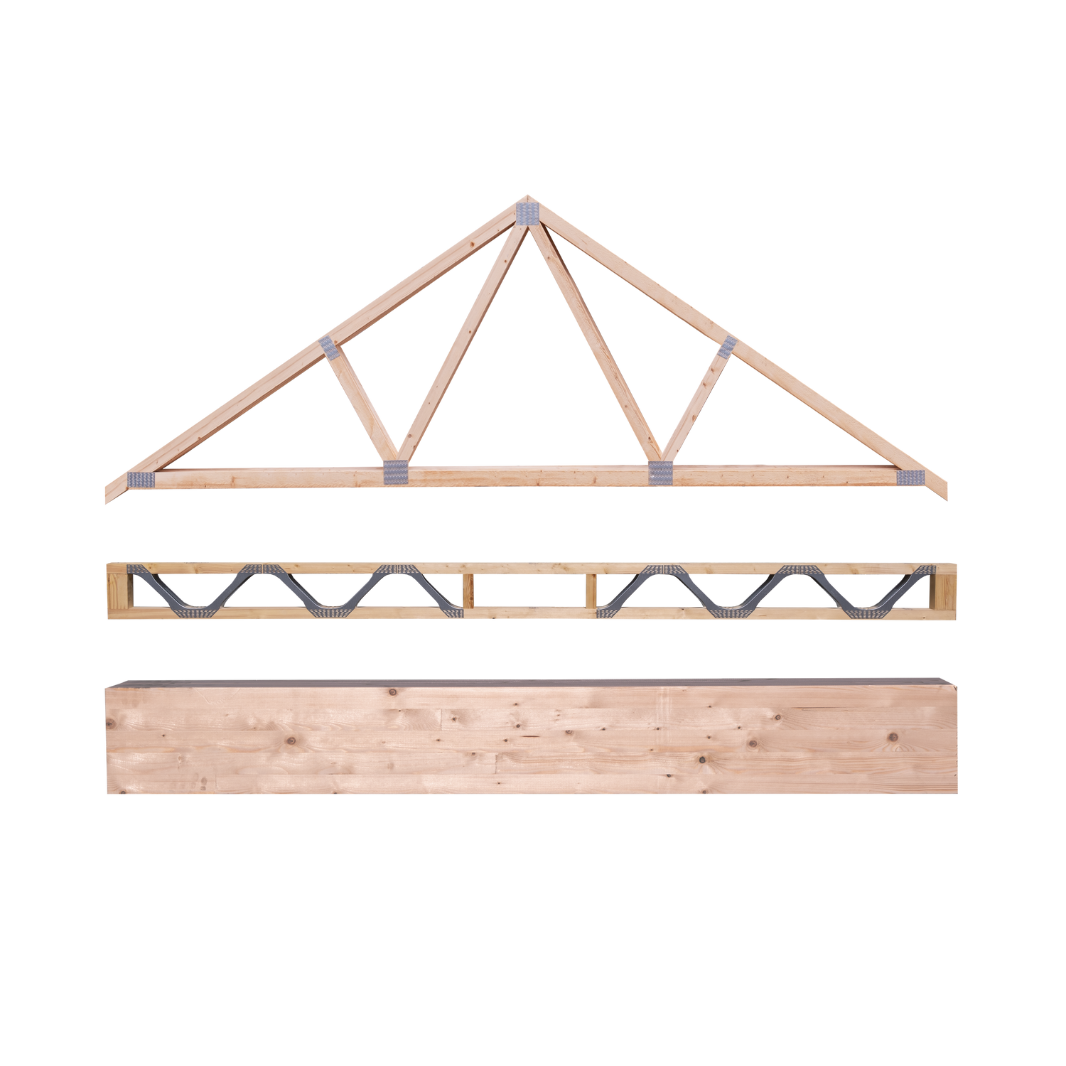 A posi-joist and standard truss