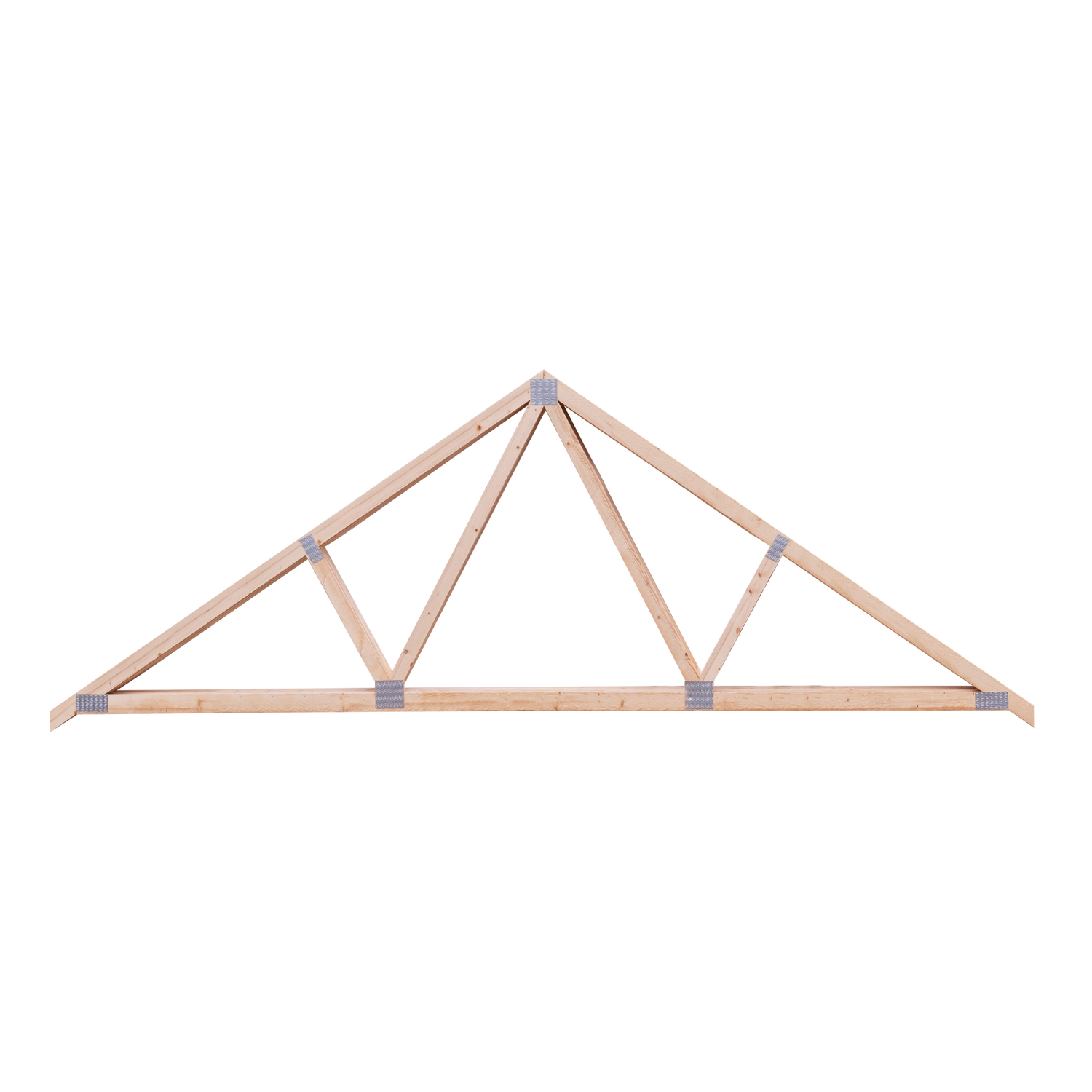 An attic and standard truss