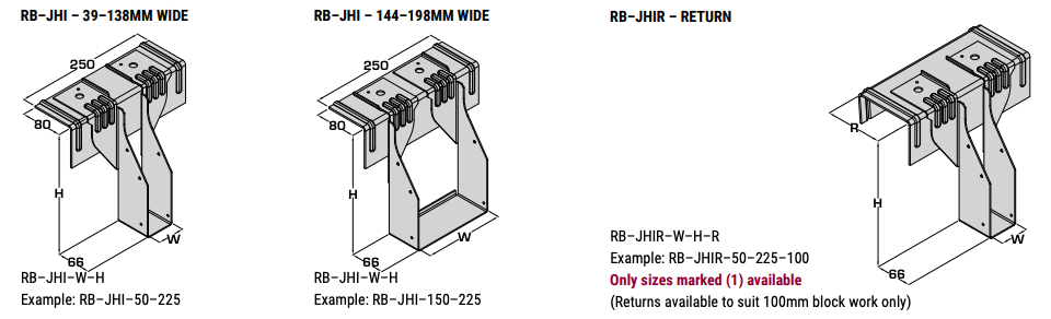Cullen RB-JHI Rapid Build Masonry Joist Hanger