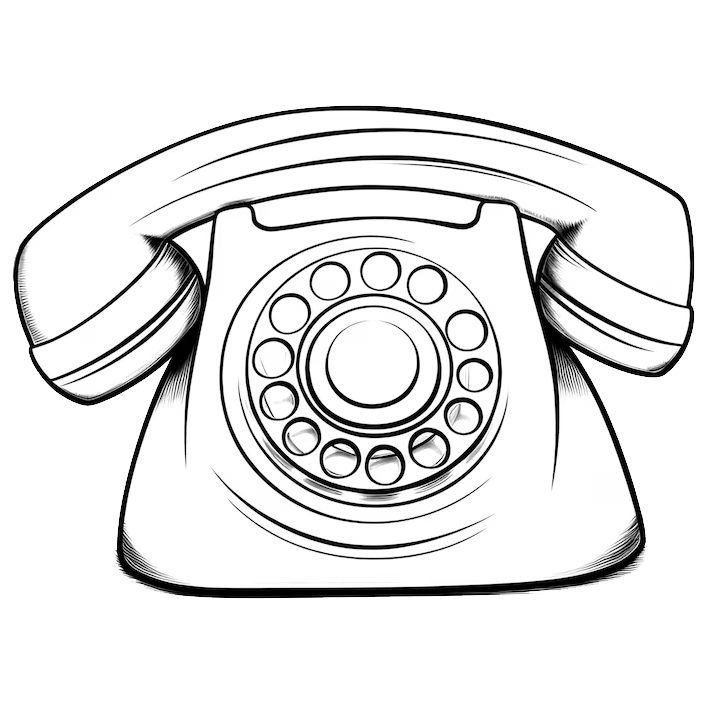 animated telephone