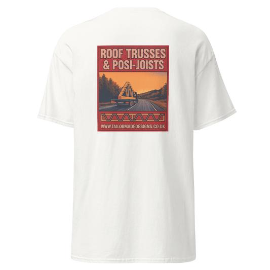 rear of retro style tshirt